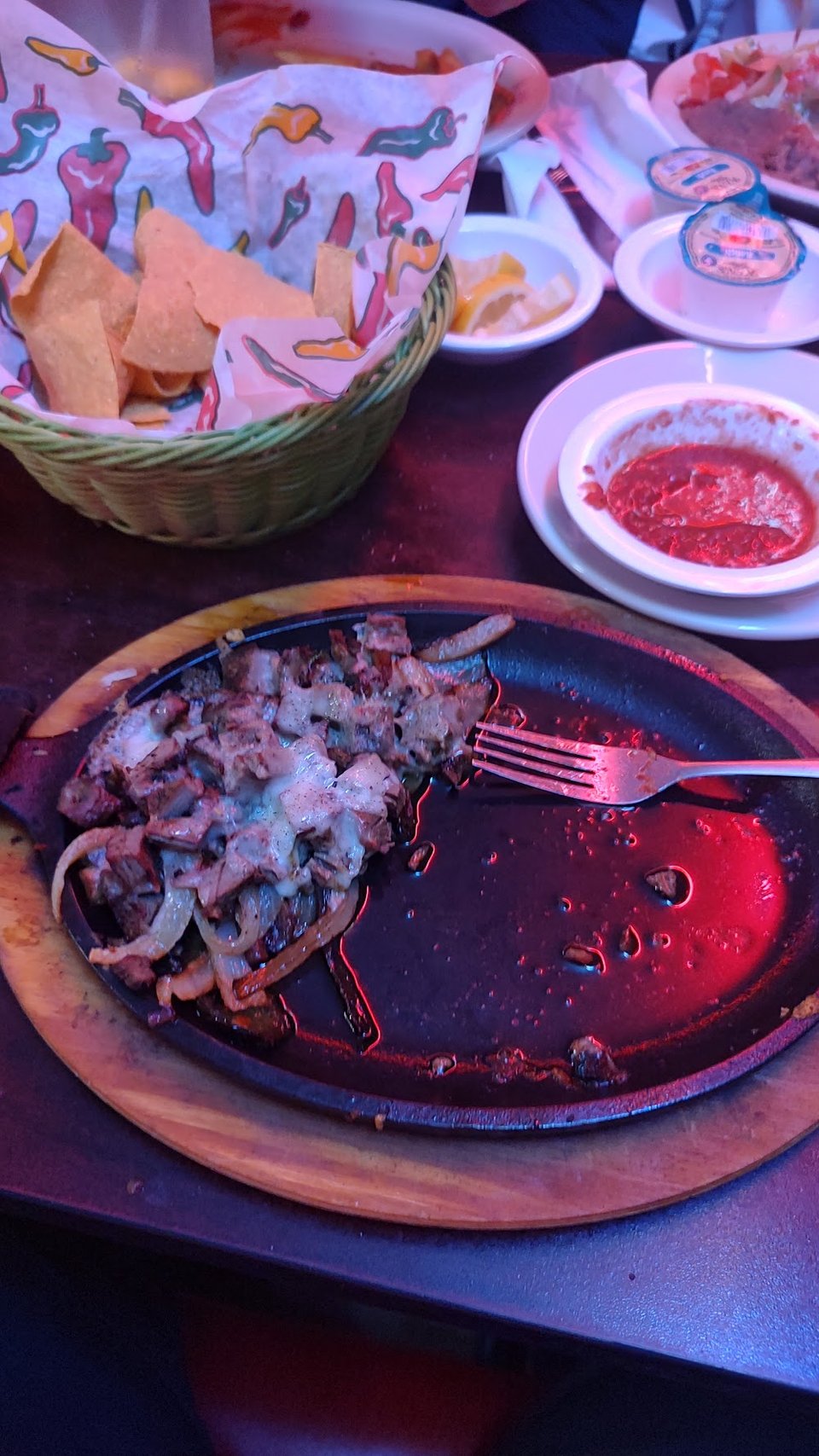 Beef Queso Fajitas