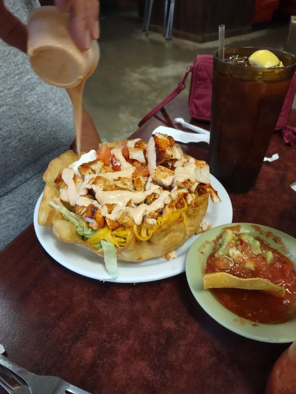 Chicken Fajita Taco Salad