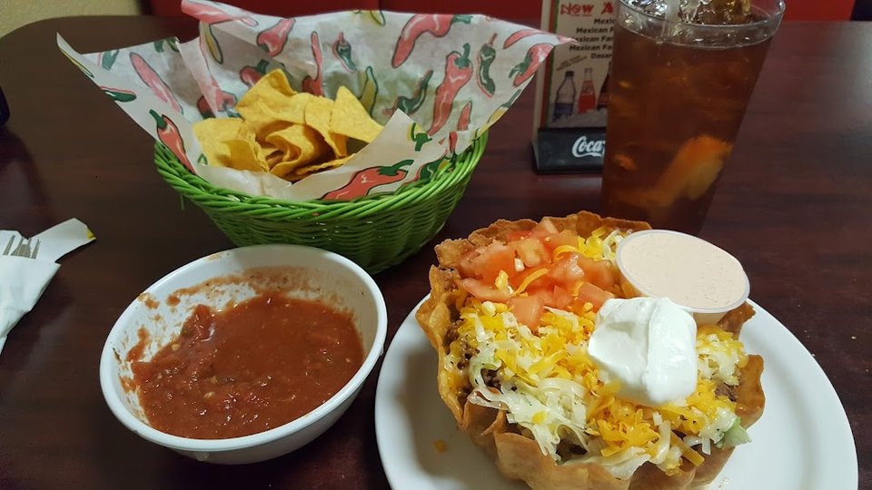 Taco Salad with Chips & Salsa