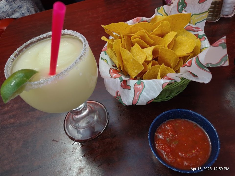 Frozen Margarita & Chips and Salsa